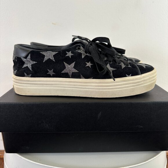 Saint Laurent Platform Sneakers Size 39/9 - Picture 1 of 8